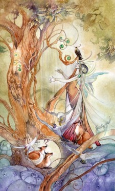 "Queen of Wands," by Stephanie Pui-Mun Law © 2010